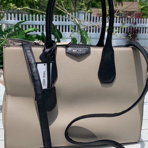 NINE WEST Jemima Tote Crossbody Purse Hand Bag - Picture 2 of 14